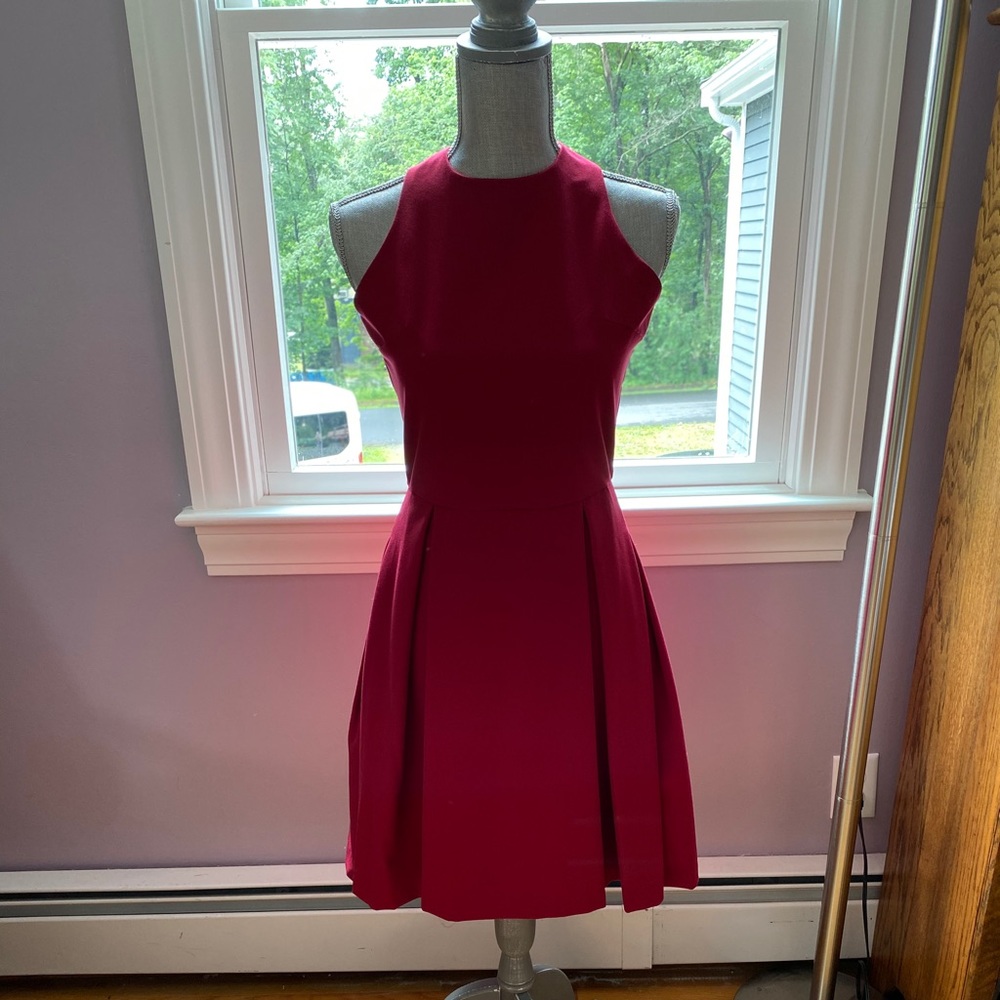 Society Red A-Line Dress
